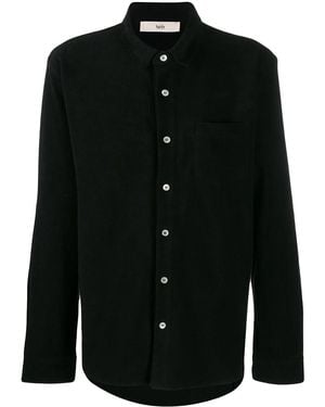 Séfr Long-Sleeve Fitted Shirt - Black
