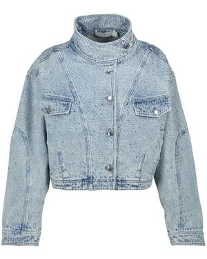 IRO Giacca Denim Con Decorazione - Blu