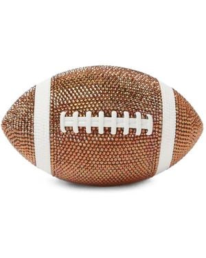 Judith Leiber Football-Clutch Mit Kristallen - Pink