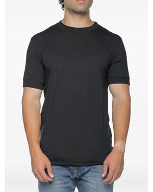 DRYKORN Anton Ribbed-Cuff T-Shirt - Black