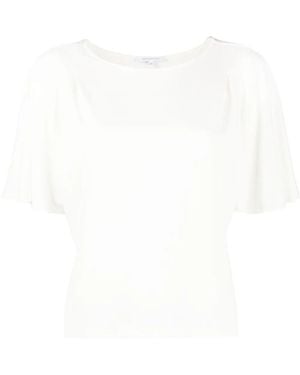 Patrizia Pepe Relaxed-Fit Short-Sleeve T-Shirt - White