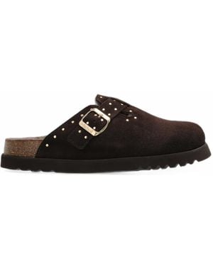 Scholl Beatriz Studded Mules - Black