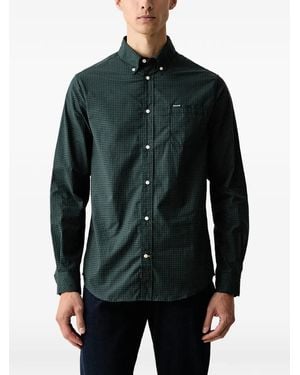 Barbour Harbourwall Tailored Long-Sleeved Shirt - Green