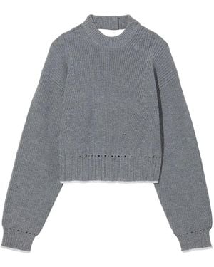 Proenza Schouler Cashfeel カットアウト プルオーバー - グレー