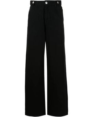 MISCI Chanfro Wide-Leg Jeans - Black
