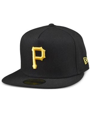 KTZ X Pittsburgh Pirates 59Fifty A-Frame Baseball Cap - Black