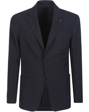 Lardini Blazer A Righe - Blu