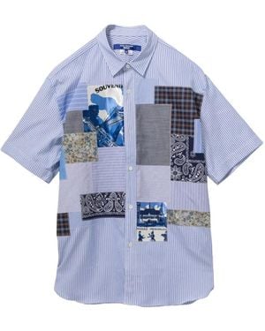 Junya Watanabe Patchwork Shirt - Blue