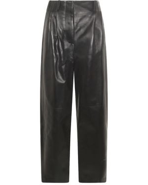 Givenchy Pantalones De Piel - Gris