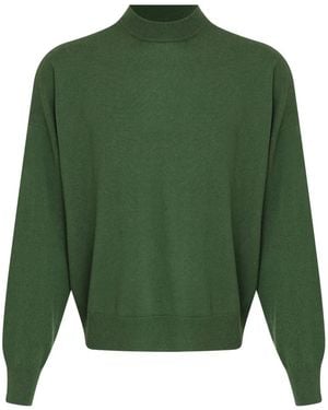 Osklen Mock-Neck Oversized Jumper - Green