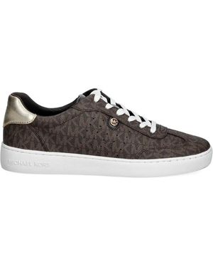 MICHAEL Michael Kors Scotty Logo-Pattern Sneakers - Black