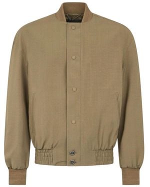 Roberto Cavalli Drop-Shoulder Bomber Jacket - Green