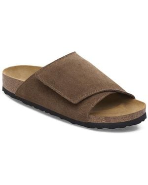 Birkenstock Solana Dark Tea, Suede Leather - Brown