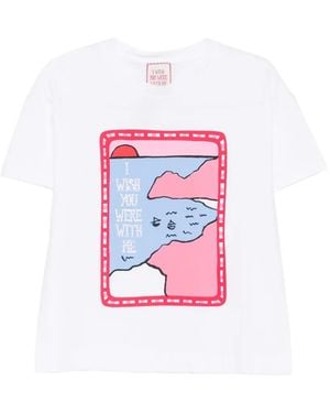 Pennyblack Graphic-Print Short-Sleeve T-Shirt - White