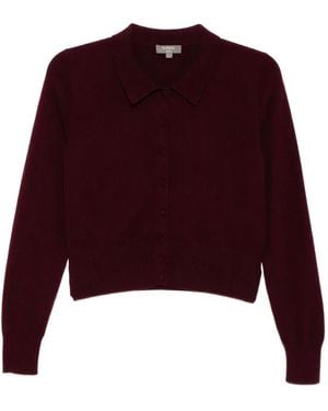 N.Peal Cashmere Thea カーディガン - レッド
