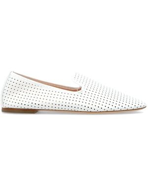 Agl Attilio Giusti Leombruni Lucy Perforated Loafers - White