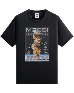 Kith X Adidas Messi Graphic-Print T-Shirt - Black