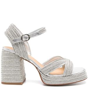 Castañer 95Mm Valle Sandals - White