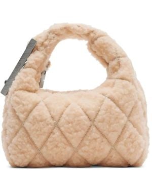 Burberry Peg Chain バッグ マイクロ - ナチュラル