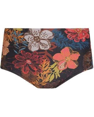 Amir Slama Floral-Print Swim Briefs - White