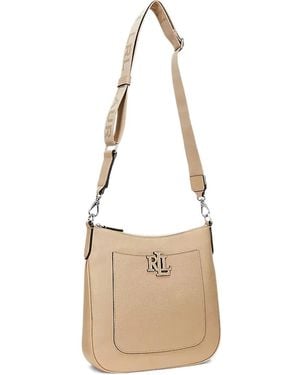 Ralph Lauren Logo-Plaque Shoulder Bag - White