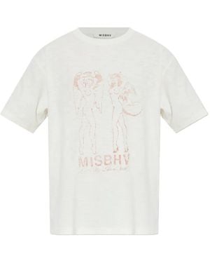 MISBHV Graphic Print T-Shirt - White