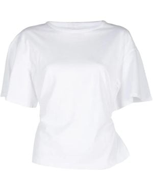 Citizens of Humanity Fabien Ruched-Side T-Shirt - White