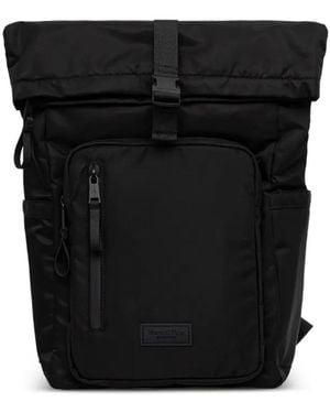 Marc O' Polo Buckle Rolltop Backpack - Black