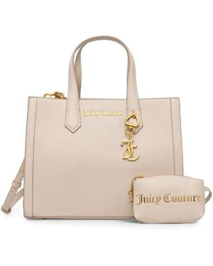 Juicy Couture Bolso Shopper Con Placa Del Logo - Neutro