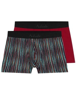 Aubade Homme Logo-Waistband Boxers (Set Of Two) - White