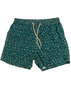MC2 Saint Barth Lighting Micro Fantasy Swim Shorts - Green