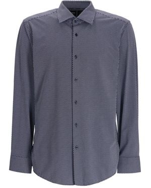 BOSS Patterned Shirt - Blue