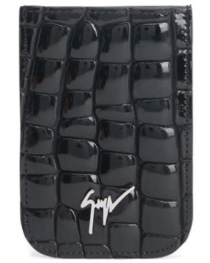 Giuseppe Zanotti Albert Card Holder - Black