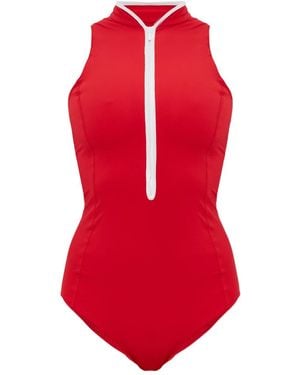 Hunza G Katya Zip Swimsuit - Red