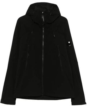 C.P. Company Hooded Jacket With Pockets - Black