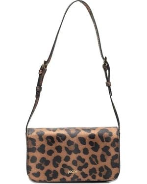 Poche Paris Sac À Bandoulière À Imprimé Léopard - Métallisé