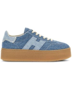 Hogan Cool Platform Trainers - Blue