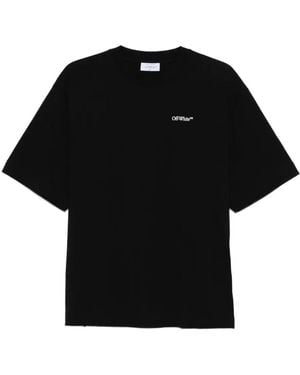 Off-White c/o Virgil Abloh ロゴ Tシャツ - ブラック