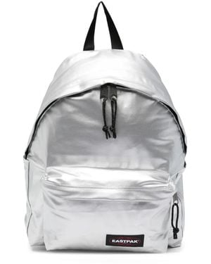 Eastpak Day Pak'R Metallic-Effect Logo-Patch Backpack - White
