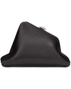 The Attico Polyester/Polyurethane/Cotton/Calf Leather/Calf Leather - Black