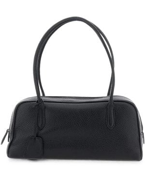 NOTHING WRITTEN Kate Bowling Leather Shoulder Bag - Black