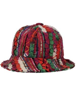 Kangol Wooly Squiggle Textured Bucket Hat