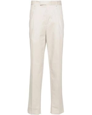 ZEGNA Premium Stretch Cotton Trousers - Natural