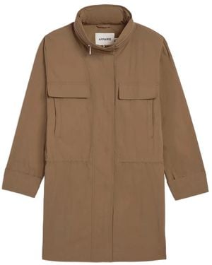 Apparis Impermeabile Bea Con Coulisse - Marrone
