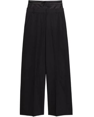 Erdem Belt-Loops Trousers - Black