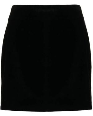 Ermanno Scervino Vevlvet A-Line Mini Skirt - Black