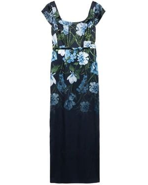 Sachin & Babi Verziertes Grace Abendkleid - Blau
