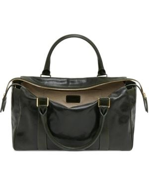 Mansur Gavriel Onda Leather Satchel Bag - Black