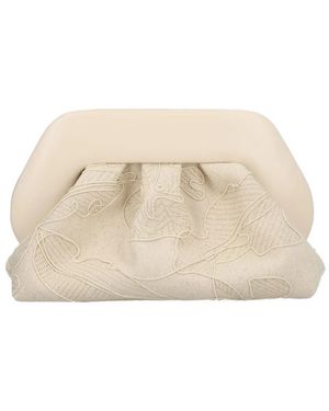 THEMOIRÈ Bios Embroidered Shoulder Bag - Naturel