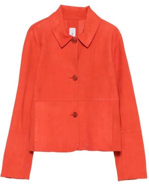 Bully Pocket Button Jacket - Red